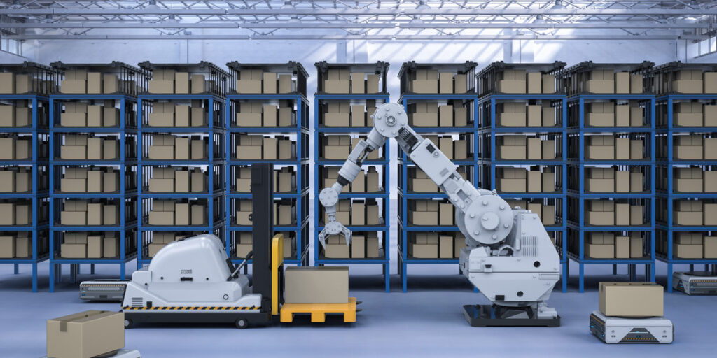 Grandes beneficios de los almacenes automatizados con robots