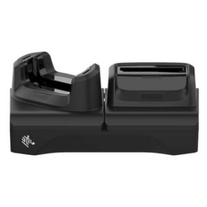 TC22-TC27 Single Slot Charge Only Cradle for 1 device and 1 battery (shim included). Supports device with boot/trigger handle after shim is removed. Power supply, DC cable, country specific AC Line Cord sold separately. (Zebra CRD-TC2L-BS11B-01)
