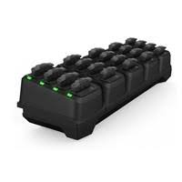 WS50 20-Slot Spare Battery Charger for 800mAh Wrist Battery. Requires PWR-BGA12V108W0WW, DC Line Cord CBL-DC-382A1-01 and 3-wire Grounded Country Specific AC Line Cord, Sold Separately (Zebra SAC-WS5X-20S8-01)