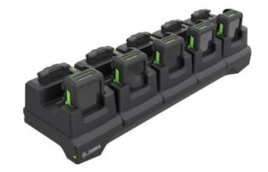 WS50 Ethernet Charge Cradle, 5 Converged Devices, 5 Converged Batteries (1300mAh) (Zebra CRD-WS5X-5SECV-01)