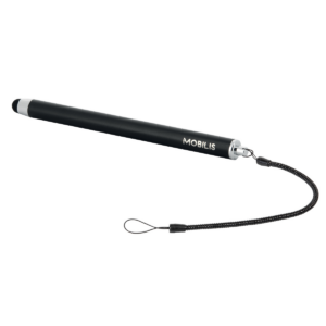 Mobilis pack of 10 Capacitive stylus Matte Black + spiral cord. (Zebra 3PTY-MOB-001054)
